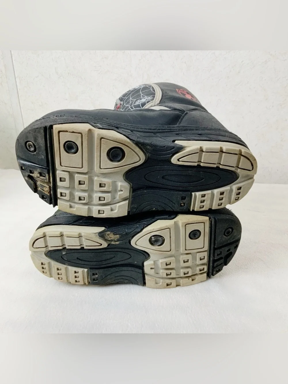 Marvel The Amazing Spider-Man Boys Size 3 Winter Snow Boots Rare Y2K Superhero